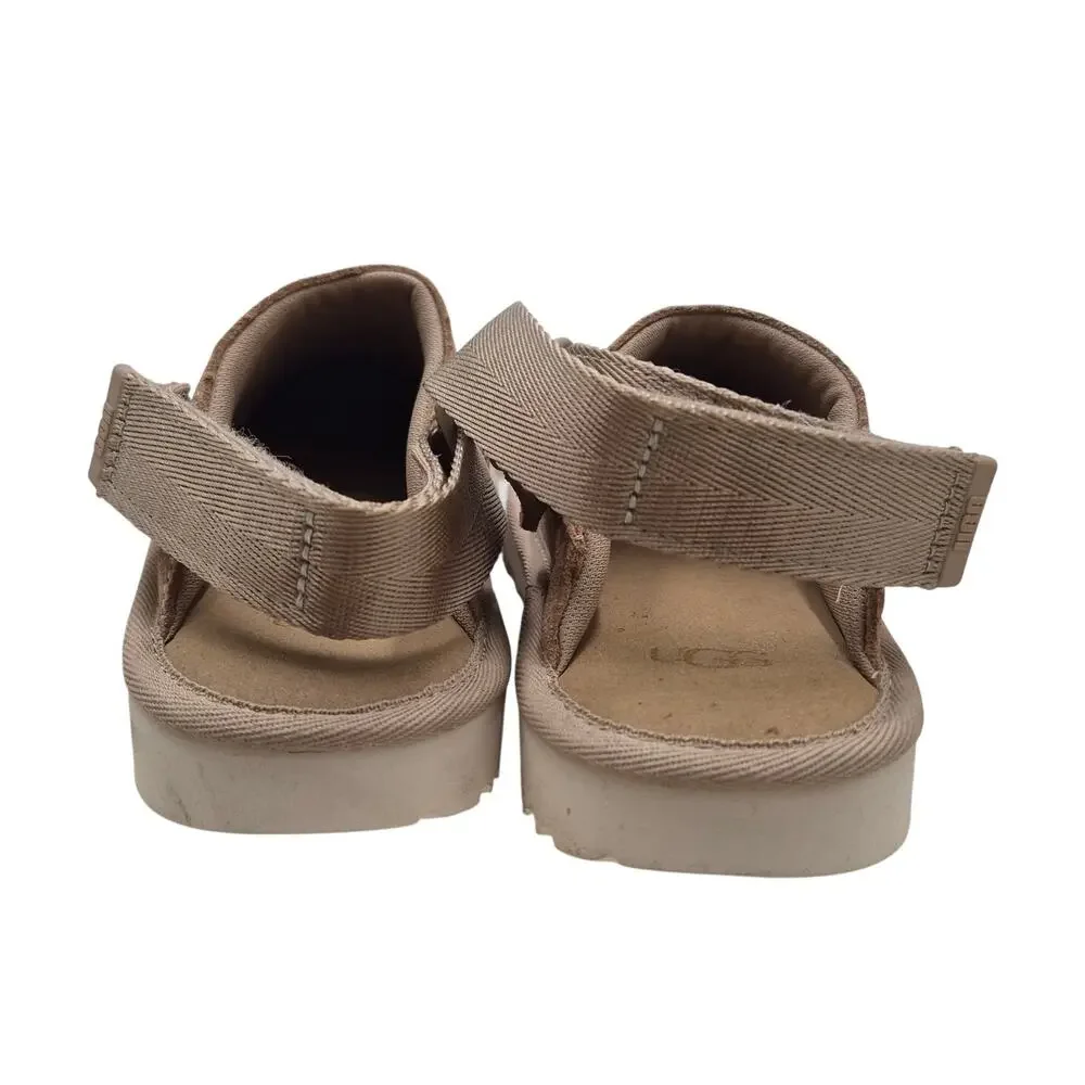 UGG Goldenstar Cozy Clog Cream beige Girls size 2